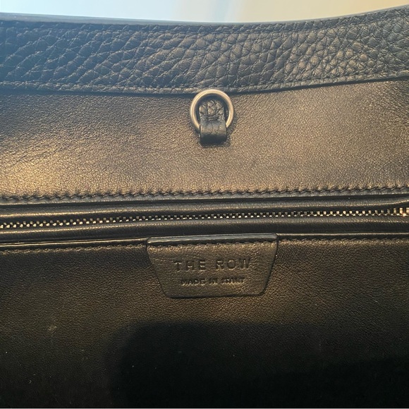 The Row Alger Geometric Shoulder Bag in Leather - Picture 2 of 6